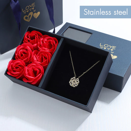 Rose Necklace Gift Box