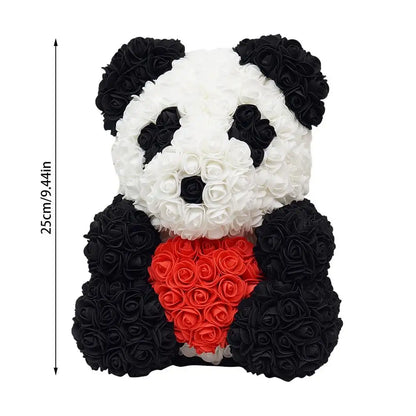 Soft Panda Custom Rose Love Bear