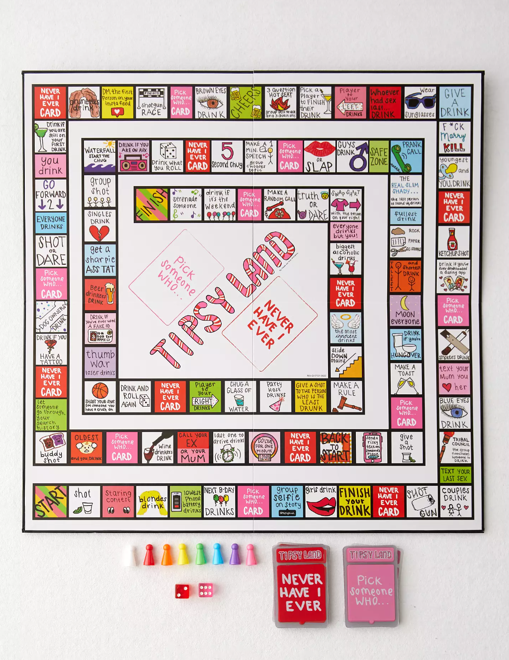 Tipsy Land Game Night for Friends and Couples